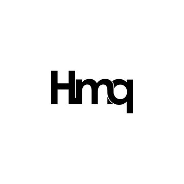 hmq letter original monogram logo design