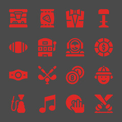 club web icons. Basketball and Chips, Stool and Chips symbol, vector signs