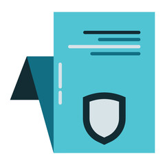 document icon and protective shield