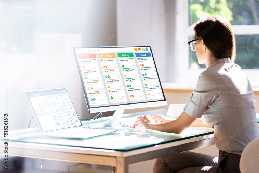 Poster Scrum Project Manager Scheduling