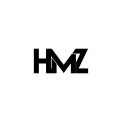 hmz letter original monogram logo design