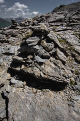 rock in the mountains