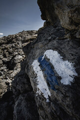 rock in the mountains
