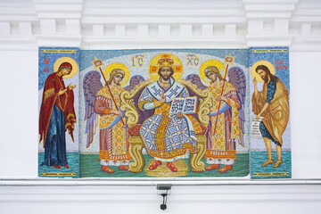 Mosaic of Molchanskiy monastery in Putivl, Ukraine