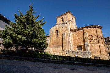 Fototapeta na wymiar Iglesia de San Juan de Rabanera,Siglo XII, Soria, Comunidad Autónoma de Castilla, Spain, Europe