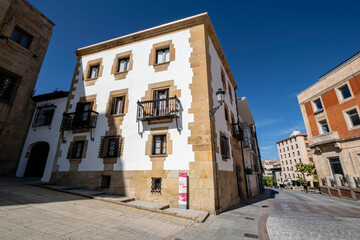 Fototapeta na wymiar Casona de los Salvadores, S. XVII,Soria, Comunidad Autónoma de Castilla, Spain, Europe