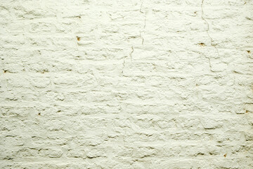White old urban brickwall with copy space and text space for art background or banner