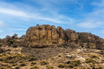 Fototapeta premium un paysage désertique en Tunisie