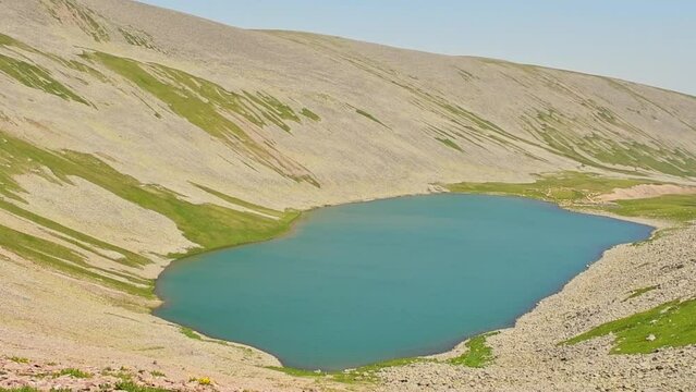 Dromatarebine lake in Georgia by Paravani lake