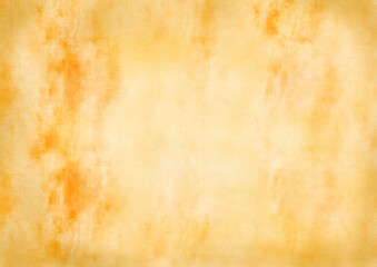 Old and scorched paper. Background for a book, map, poster and old items. Recycled handmade structure. Panoramic studio backdrop or screen. 