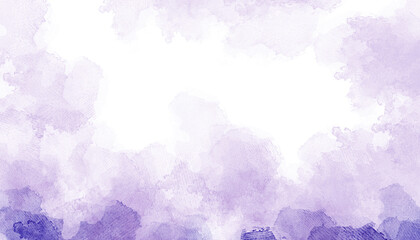 Violet, purple light watercolor, ink, abstract background texture. Copy space for banner, design, poster, backdrop. High resolution colorful watercolor texture background. Hand painted texture.