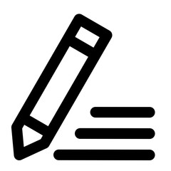 pencil line icon