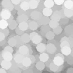 abstract gray and white bokeh background for christmas, winter festival. vector illustration