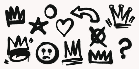 Spray Paint Spray and Crown Shape Kit