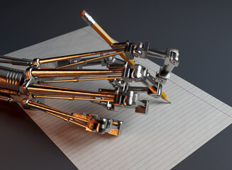 Mechanical Hand Drawing