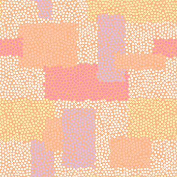 Seamless spotted pattern. Retro abstract light pattern in pointillism style for website backgrounds, for printing on fabrics, etc.