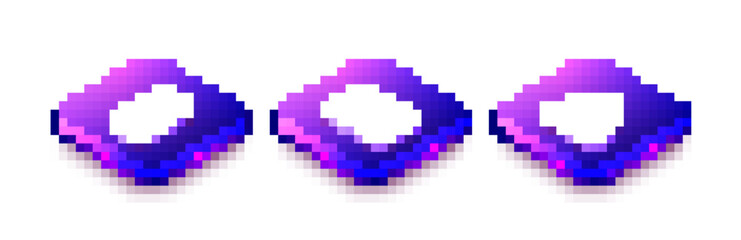 Fototapeta premium Set Isometric line Video chat conference, and Meeting icon. Vector