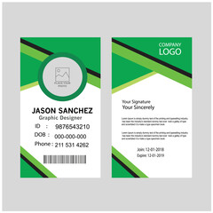 Creative Id Card, Professional Employee ID card, Flat Id Card, Modern Abstract Id Card, Creative Id-Card, Corporate id card, Colorful Office Id, Business Id Card design templates.