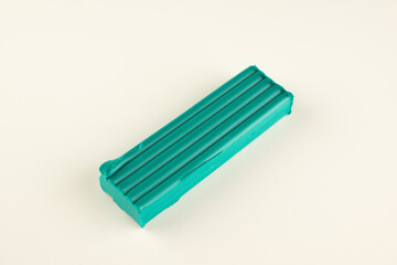 children color wax plasticine for creativity isolated