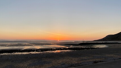 Obraz premium sunset over the sea