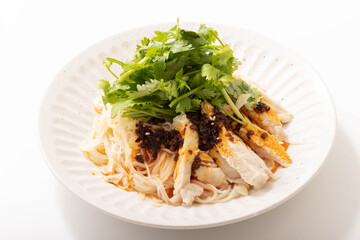 激辛よだれ鶏そうめん