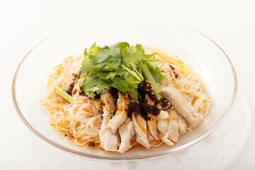 激辛よだれ鶏そうめん