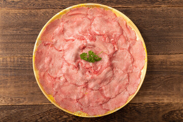 牛タン　しゃぶしゃぶ肉　(アメリカ産)