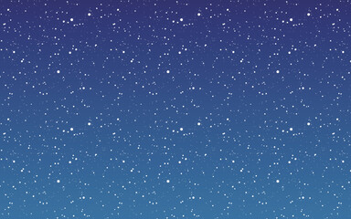 シンプルな点の星空背景の素材