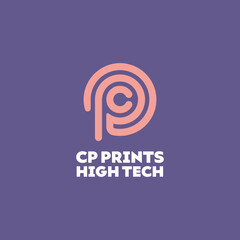 Letter C P Logo