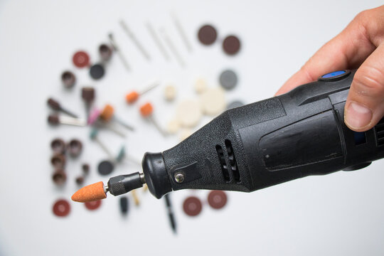 Dremel rotary kit, dremel heads, instrument for handwork