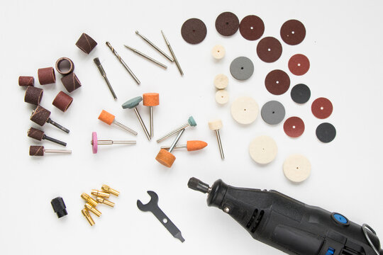 Dremel rotary kit, dremel heads, instrument for handwork