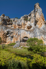 zona de reserva Castillo Billido, Parque Natural del Ca&ntilde;&oacute;n del R&iacute;o Lobos, Soria, Comunidad Aut&oacute;noma de Castilla, Spain, Europe