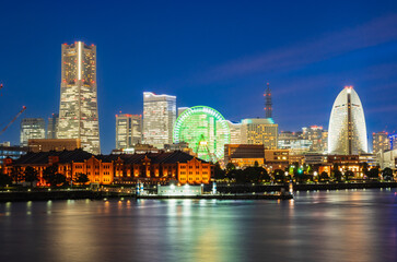 横浜　みなとみらい　夜景
