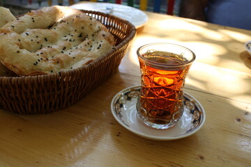 cup of tea and cookies