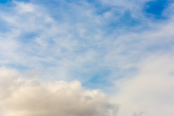 Naklejka na ściany i meble sky and beautiful blue clouds