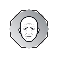 old man face, aged person
icon
