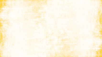 Abstract yellow white scratched painted paper texture background pattern template