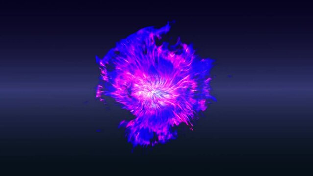 Animated Fireball For Energy Storage