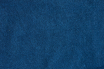 Dark blue cotton cloth texture background