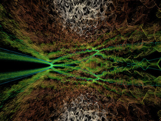 Imaginatory fractal abstract background Image