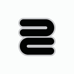 Obraz premium Folded Towel Icon. Toiletries Element Symbol – Vector. 