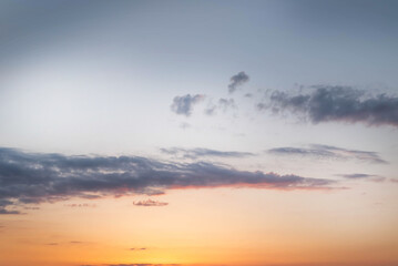 Fototapeta premium A blurred image of a gentle sunset. Heavenly landscape.