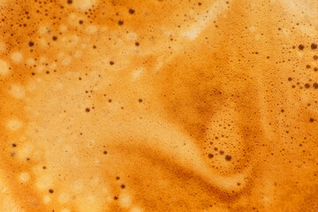 Coffee foam texture