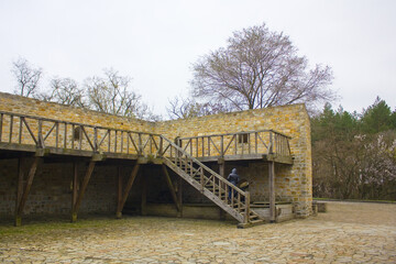 Bastion of hetman Doroshenko on Castle Hill in Chigirin, Ukraine