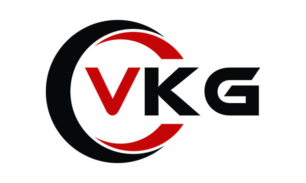 VKG swoosh three letter logo design vector template | monogram logo | abstract logo | wordmark logo | letter mark logo | business logo | brand logo | flat logo | minimalist logo | text | word | symbol