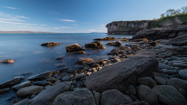 Isle of Skye Spar Cave walk long exposure photography cliffs beach