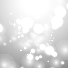 bokeh silver grey background snowflake snow shine