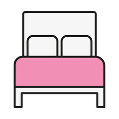 double bed icon
