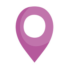 purple location pin