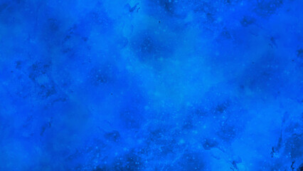 Artistic hand painted multi layered dark blue background. dark blue nebula sparkle light star universe in outer space horizontal galaxy on space. navy blue watercolor and paper texture. wash aqua